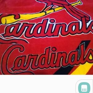 Vintage Red and Yellow Cardinals Scarf